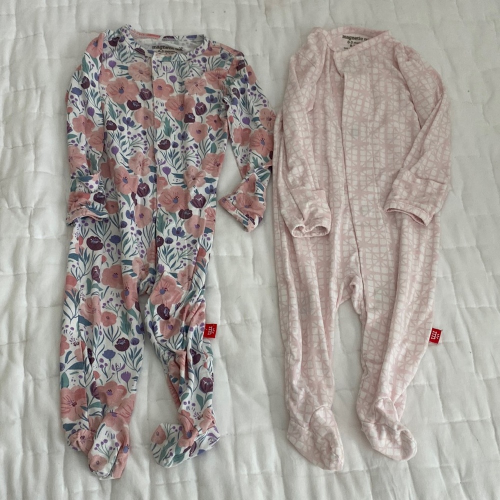 Magnetic Me onesies